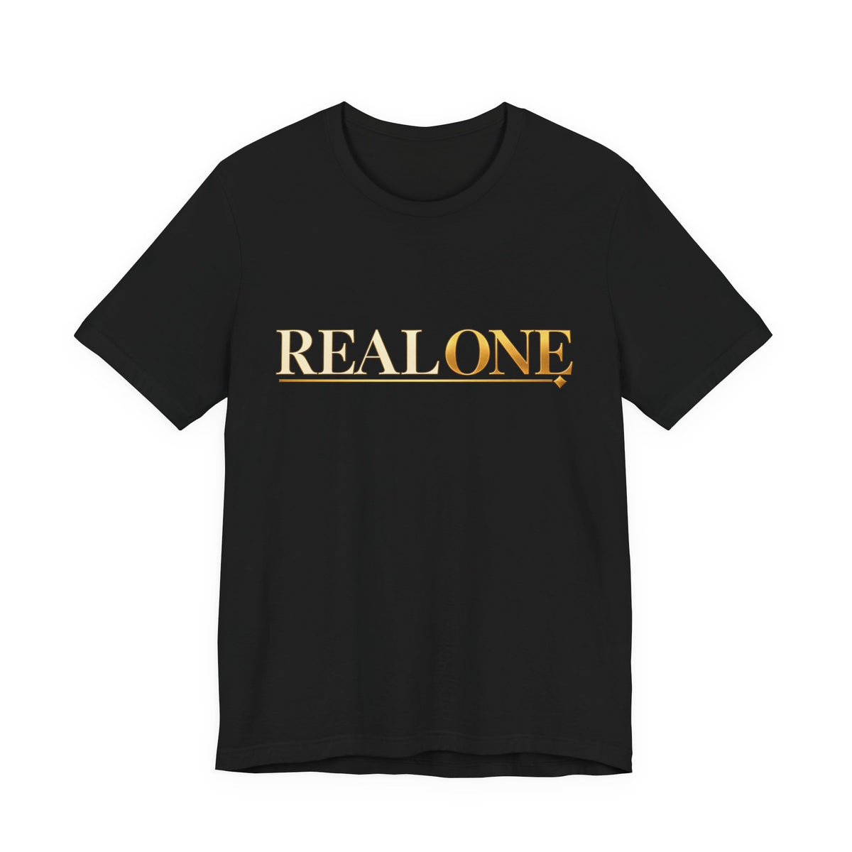 Men's REAL ONE Statement T-Shirt | Premium Graphic Tee