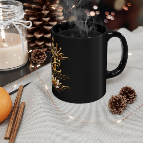 Kiini Essence 3C Crown & Lotus Mug | Clarity • Confidence • Communication (11oz/15oz)