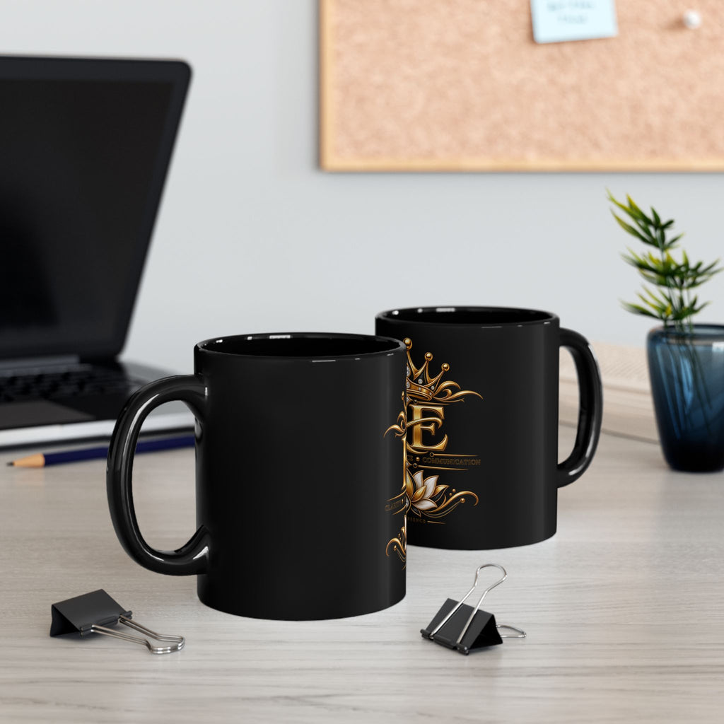 Kiini Essence 3C Crown & Lotus Mug | Clarity • Confidence • Communication (11oz/15oz)