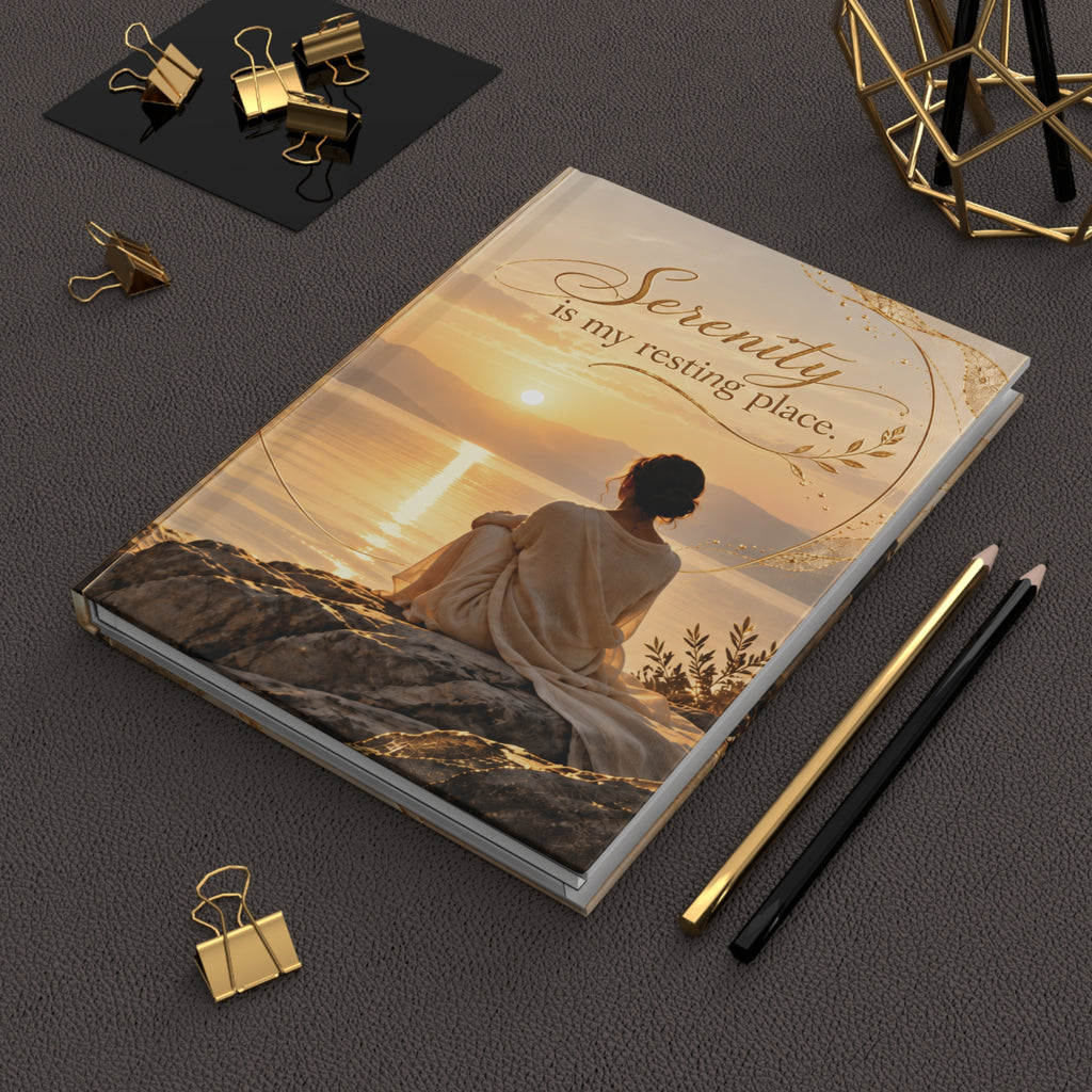 Serenity Is My Resting Place Hardcover Journal