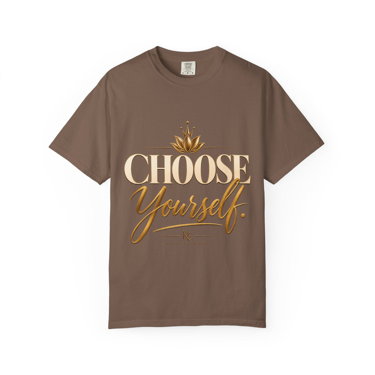 Inspirational Graphic T-Shirt – Choose Yourself Heavyweight Cotton Tee