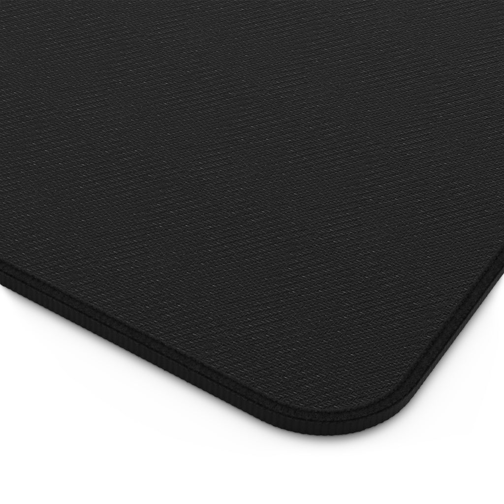 3C Luxury Desk Mat – Black & Gold Crown and Lotus | Inspirational Office Desk Pad