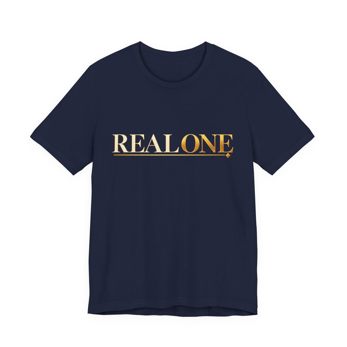 Men's REAL ONE Statement T-Shirt | Premium Graphic Tee