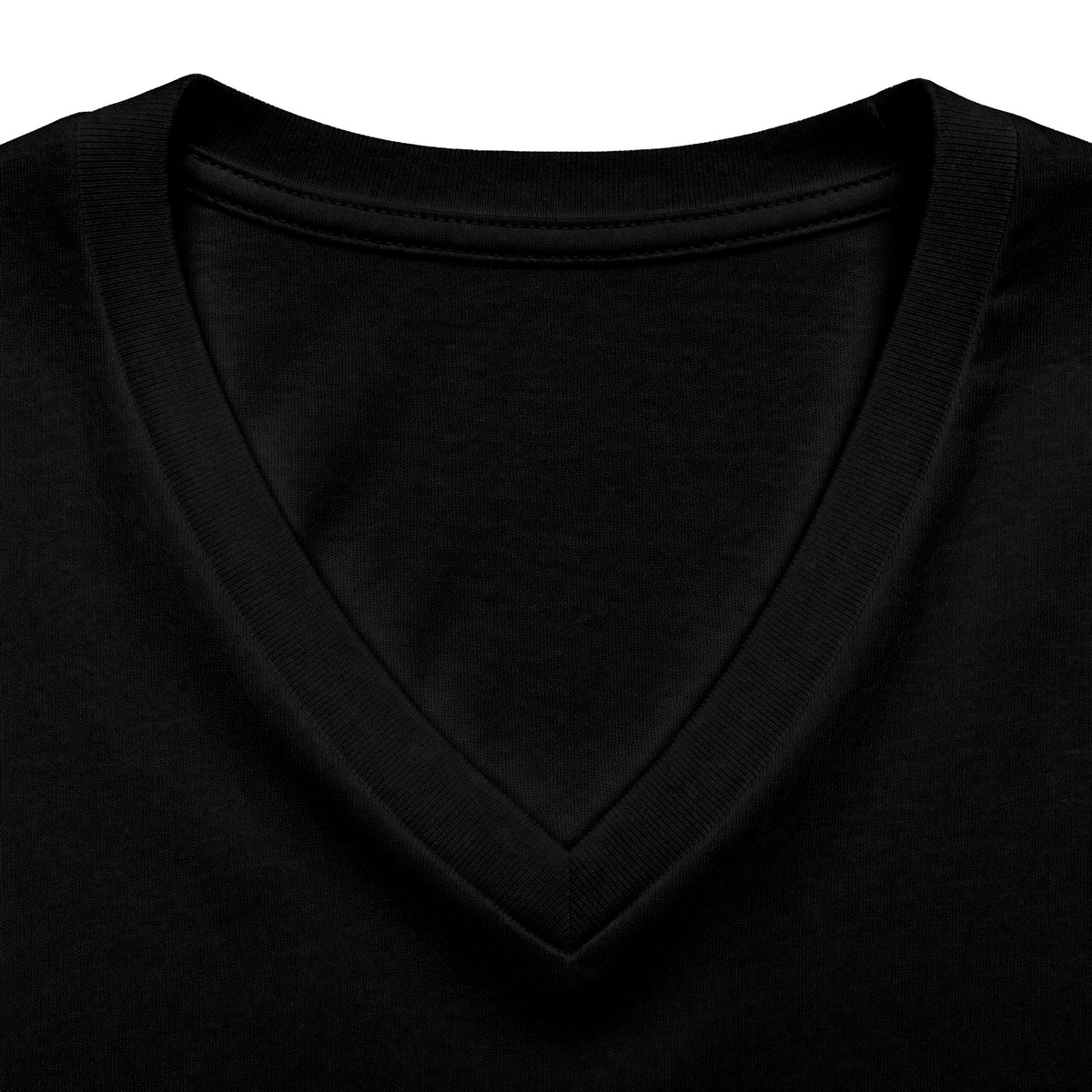 Women's Inspirational V-Neck T-Shirt – 3C Black & Gold Graphic Tee