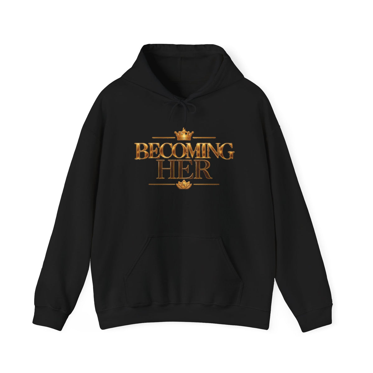 Inspirational Hoodie Sweatshirt – Becoming Her Motivational Pullover