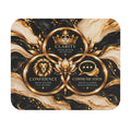 Black & Gold Inspirational Mouse Pad – Clarity, Confidence & Communication