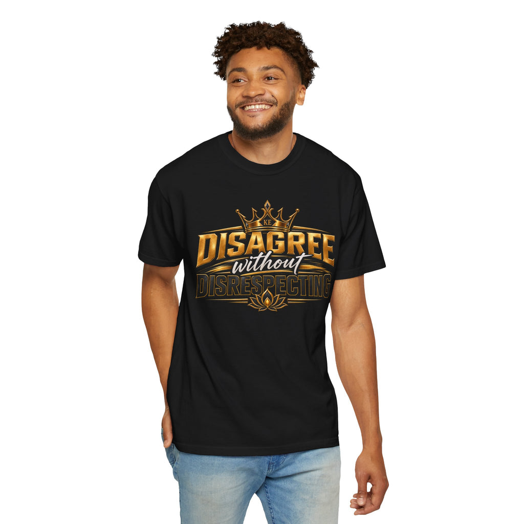 Inspirational Graphic T-Shirt – Disagree Without Disrespecting Heavyweight Tee