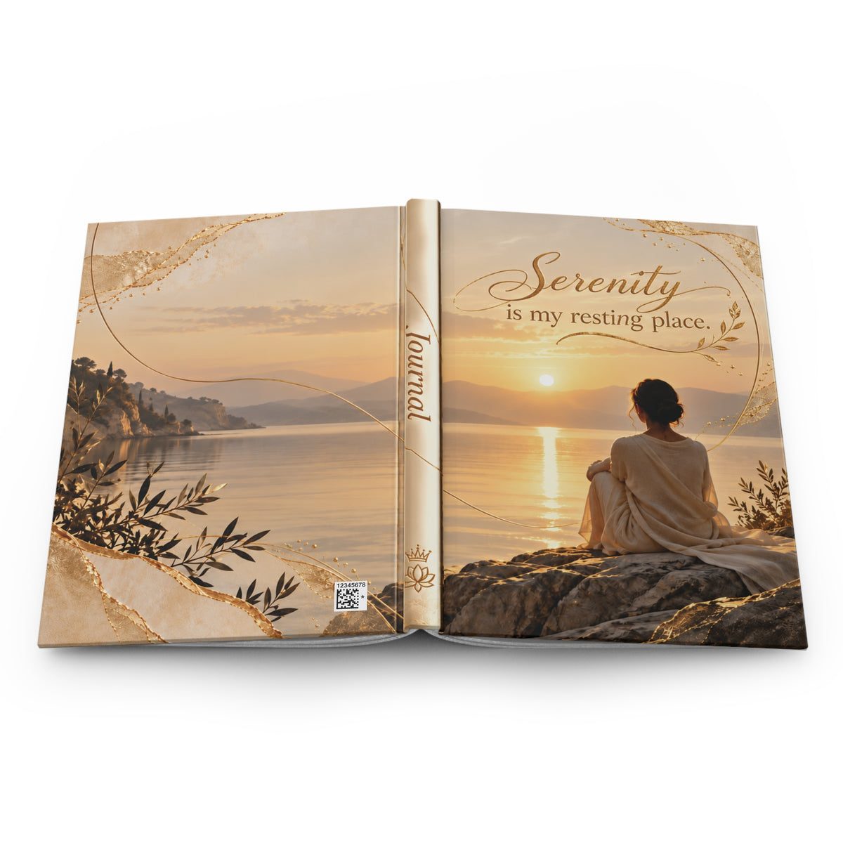 Serenity Is My Resting Place Hardcover Journal