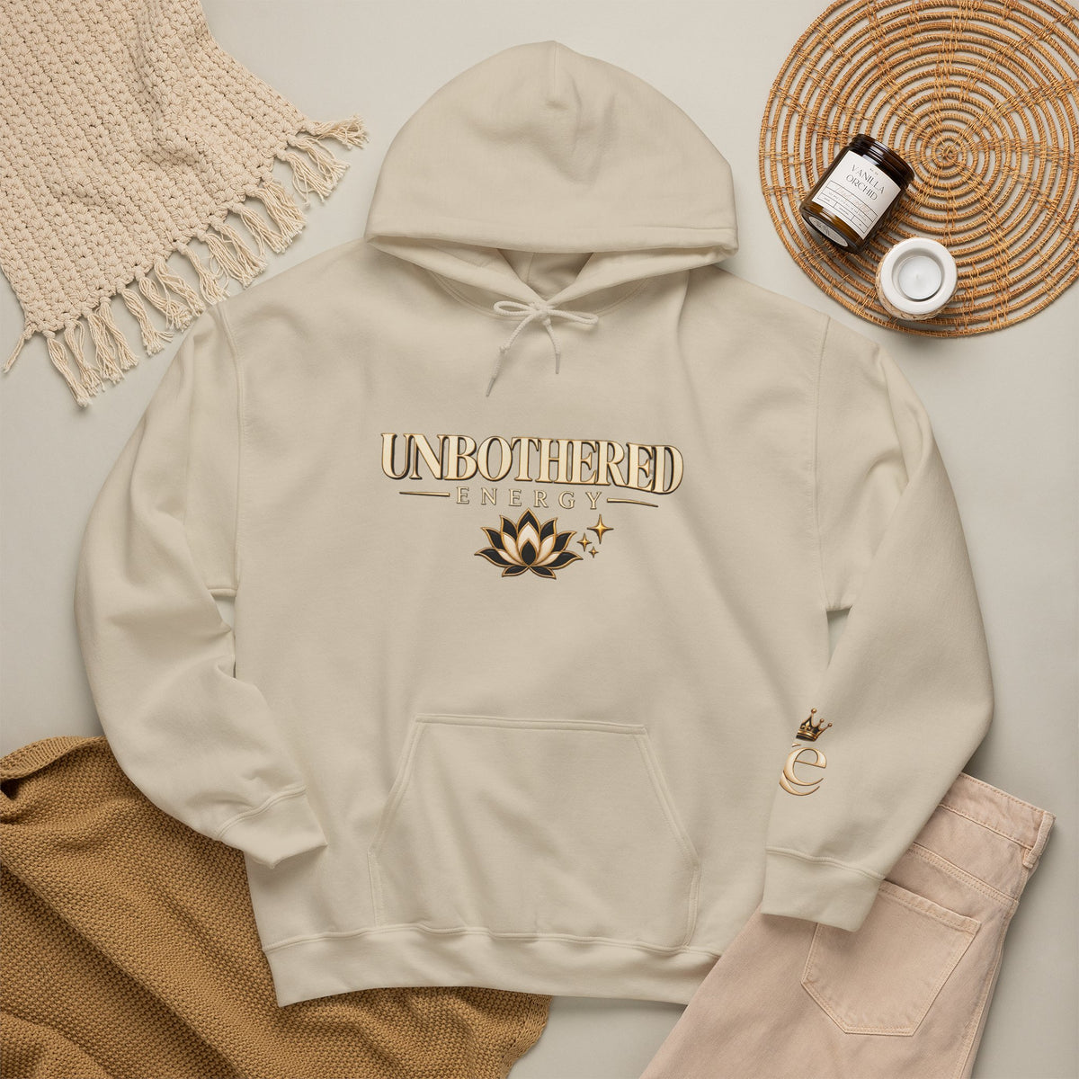 Unbothered Energy Premium Hoodie | Unbothered Edits by Kiini Essence