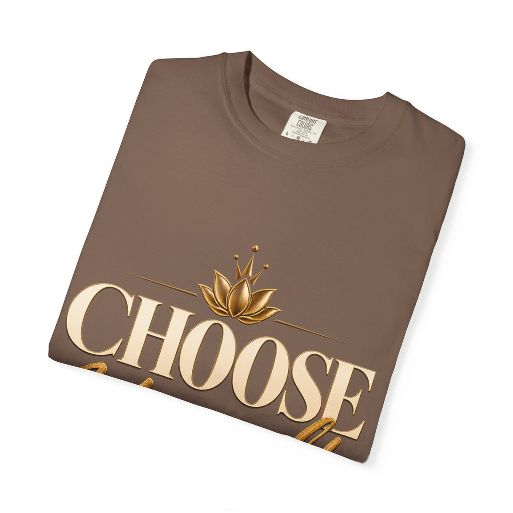 Inspirational Graphic T-Shirt – Choose Yourself Heavyweight Cotton Tee