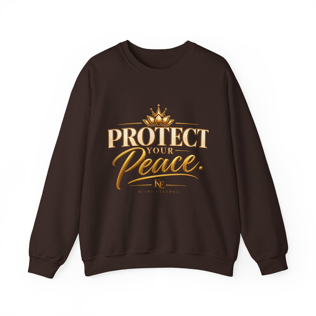 Protect Your Peace Sweatshirt — Inspirational Cozy Crewneck
