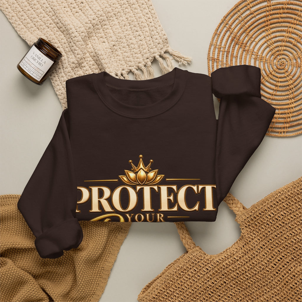 Protect Your Peace Sweatshirt — Inspirational Cozy Crewneck