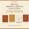 Kiini Essence Fall Template Collection – 100 Editable Canva Templates